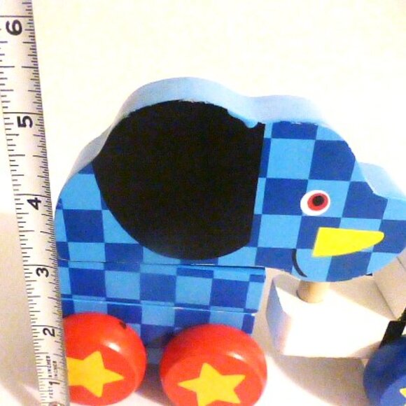 Expired Melissa and Doug ANIMAL TRAIN BUILDING BLOCK #10289 GH1318 Wood Blocks - Picture 10 of 12